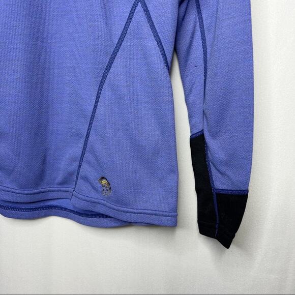MOUNTAIN HARDWARE / purple 1/4 zip base layer jacket / M - Picture 3 of 6